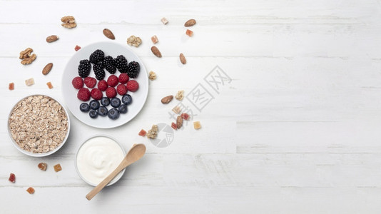 带有水果复制空间的酸奶高分辨率照片质量腐蚀新鲜的解析度图片