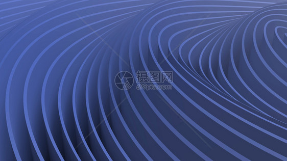 现代的抽象波3D渲染波动空间中的涟漪具有最大振幅震中的环波动明亮充满活力抽象背景曲线网络图片