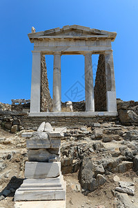 Delos岛是希腊重要考古遗址之一位于希腊地标狮子重要的图片