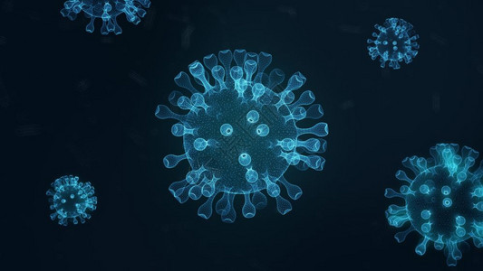 线框Corona背景科学和医概念人体3D内的微核Corona细胞图解生物体中的三维插图科罗纳细胞人类体癌症电晕图片