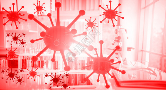 药物用于分析抗逆转录疫苗背景的医学或化实验室无人概念没有人的实验室概念化学家班级图片