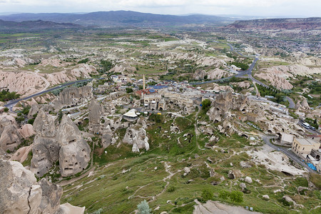 土耳其AnatoliaAnatoliaGoreme公园卡帕多西亚露天风景土耳其卡帕多西亚古老洞穴景观自然谷凝灰岩图片