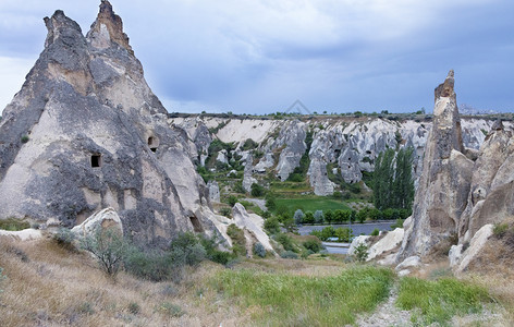 锥体教科文组织国民土耳其AnatoliaAnatoliaGoreme公园卡帕多西亚露天风景土耳其卡帕多西亚古老洞穴景观图片