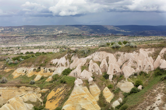 空气谷老的土耳其AnatoliaAnatoliaGoreme公园卡帕多西亚露天风景土耳其卡帕多西亚古老洞穴景观图片