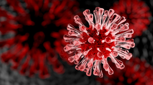 人体肺部背景科学和微生物概念RedCorona爆发的流行医疗健康和3D图解医学健康与3D例举说明身体学艾滋图片