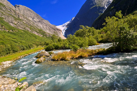景观气候挪威Jostedalsbreen公园欧洲斯堪的纳维亚气候学图片