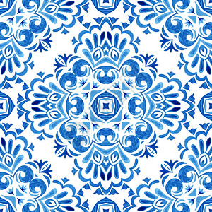 无缝装饰水阿拉伯彩色油漆织物瓷砖的布料结构图案694抽象的艺术地毯图片