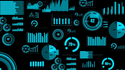 工程师用于财务数据分析的愿景商业仪表板3D使计算机图形用于财务数据分析的愿景商业仪表板能够用于财务数据分析形象的师图片