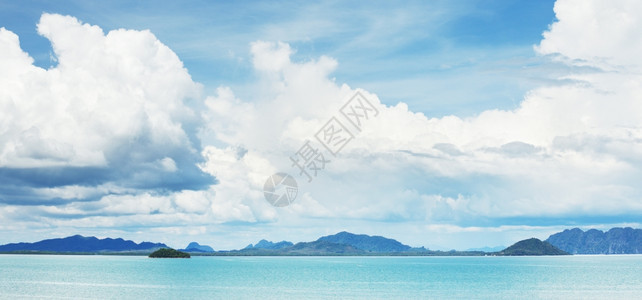 岛热带风与海云亚洲泰国海洋图片
