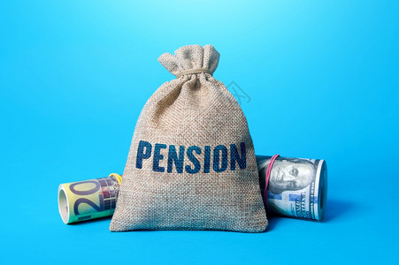 最小的社会预算养老金钱袋子退休和福利社会保障金退休人员养老金基退休储蓄率规划和管理财务报表和计算401k图片