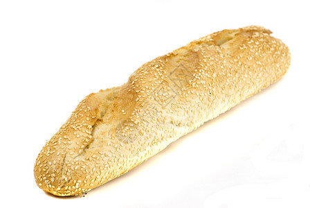 白色背景上隔绝的新鲜烤面包卷健康法国桌子图片