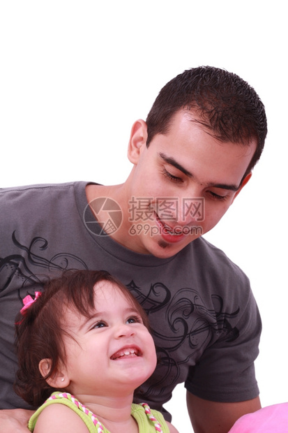 偎快乐的父亲和可爱小女儿肖像他的男人图片