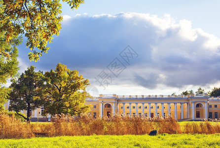 圣彼得堡Pavlovsk公园宫景观建筑学著名的图片