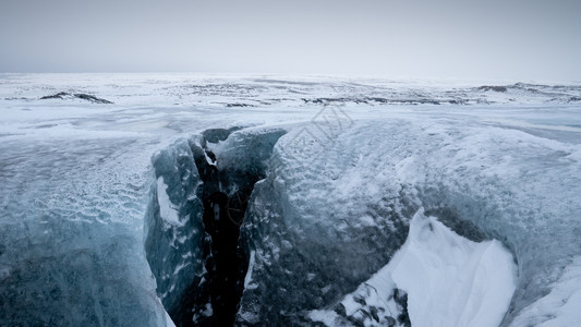 地质学黑色的目地冰川之外欧洲岛的冬天在河外图片