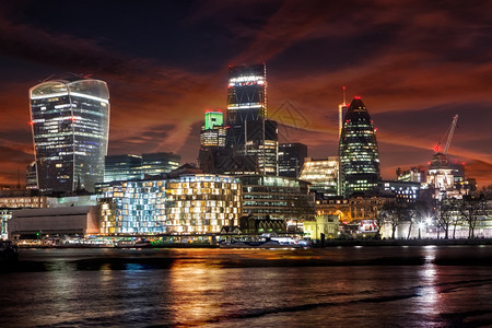 金融股票伦敦英国2015年月日伦敦市全景建造图片