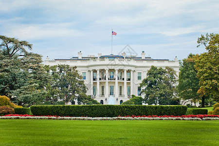直流国会大厦政治华盛顿的白宫在阳光明媚的夏日没有人在阳光晴朗的夏日华盛顿白宫图片