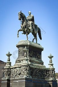 青铜沃尔特德国累斯顿萨克森王女神像的图皇家图片