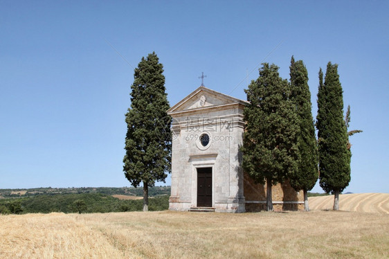 户外宗教如画意大利托斯卡纳的维塔教堂图片