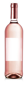 轮廓白背景上孤立标签的葡萄酒瓶雷司令白色的图片