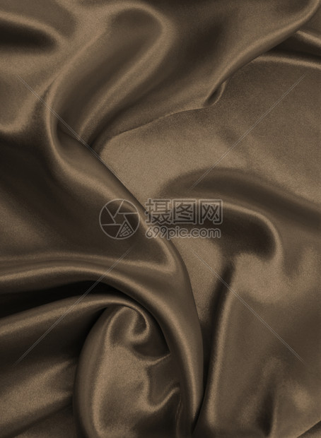 窗帘SepiatonedRetro风格中平滑的优雅棕色丝绸或派文纹理可以用作抽象的背景缎面织物图片