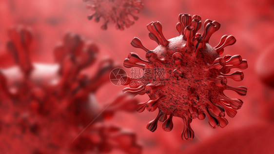 生物危害自然感染人体肺部背景的CoronaCOVID19超特闭式科罗纳CORVD19科学和微观生物概念RedCoronna爆发图片