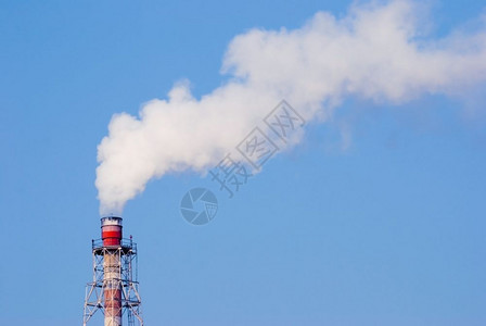 电的含有清白烟工业囱燃料二氧化图片