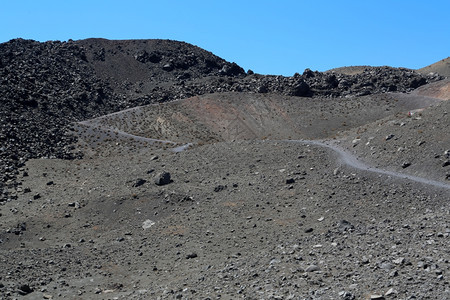 假期希腊圣托里尼火山岛NeaKameni地质学景观图片