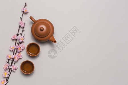 樱花茶具图片