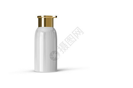 为了脸洗剂高分辨率化妆品瓶3D包装使分离模型适合设计元件的图片