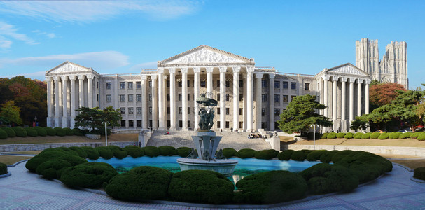 韩国庆熙大学教学楼照片图片
