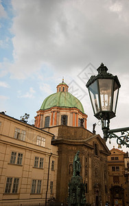 美丽的老城区布拉格风景捷克巴洛式普拉哈建造图片