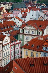 街道雕塑波西米亚美丽的老城区布拉格风景捷克图片