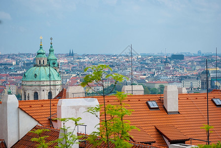 普拉哈旅游美丽的老城区布拉格风景捷克红色的图片