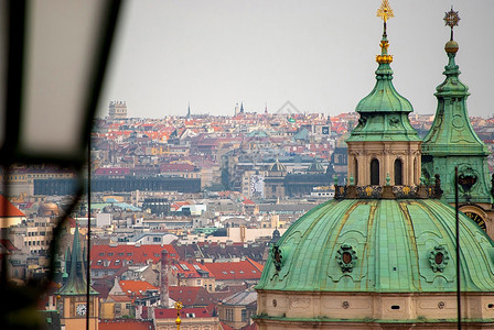 美丽的老城区布拉格风景捷克塔建筑学首都图片