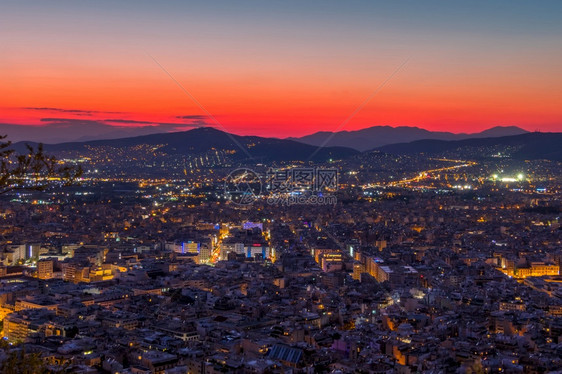 雅典没有的赤日红落AchopolisRedSunsets目的地墙纸街道图片