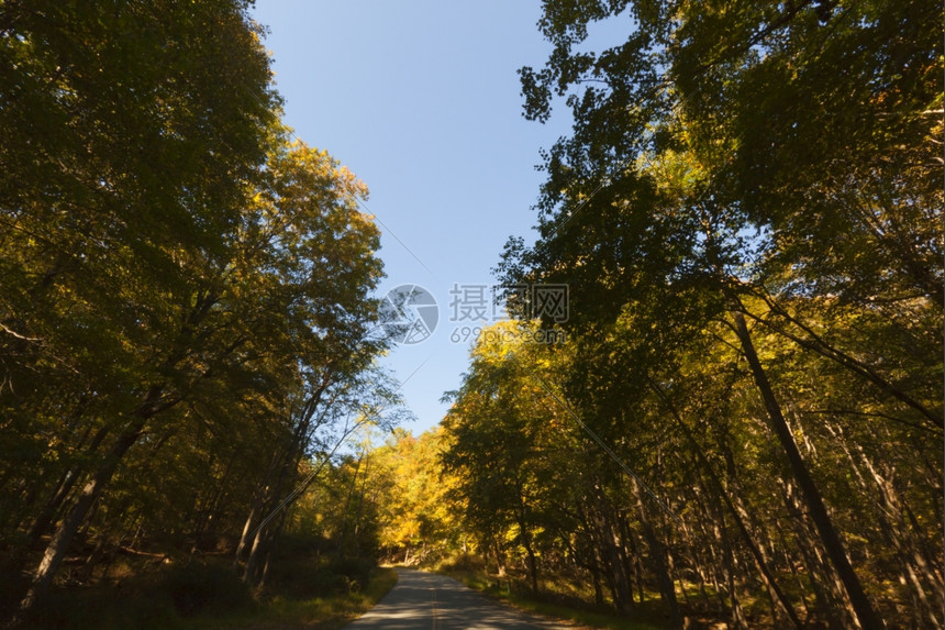 棕色的天空环境美国纽约的丽瀑布风景图片