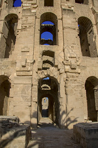 拱遗产体育场2018年月3日北非古突尼斯神殿剧院ElJemTuni突尼斯图片