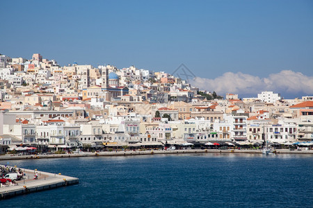 塞罗斯岛揭开赛克拉底的隐藏宝石海滩首都夏天图片