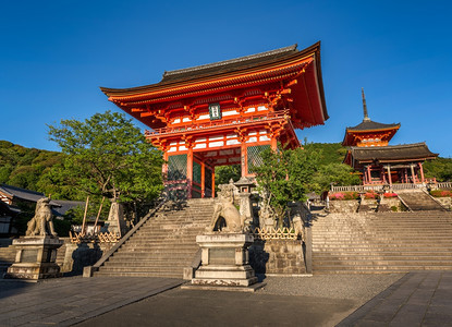 历史佛教日本京都晚间大和寺庙清水津神道图片