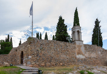 希腊查尔西斯卡拉巴奥托曼城堡外观帕利卡拉斯古老的旅游图片