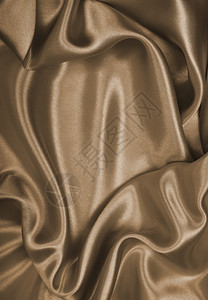 质地颜色平滑优雅的金丝绸或可以用作婚礼背景在SepiatonedRetro风格中使用浅褐色的图片