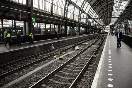 2018年9月Bruges比利时布鲁日2018年9月看到在布鲁格火车站BruggeRailwayStrap的标志北铁路欧洲的图片