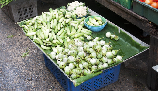 农业Bangkok蔬菜市场人们异国情调图片