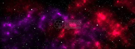 星系空间背景闪亮和云以蓝色紫粉宇宙以丰富多彩的奶状方式传播银河在星夜用于装饰设计质地星际黑暗的图片