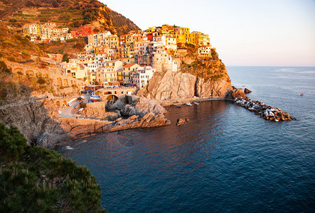 意大利五渔村美丽的景色图片