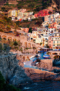 意大利五渔村美丽的景色图片