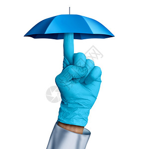 医疗疾病预防作为医生持有保护伞代表防止疾病和传染原体细胞的防护作为用3D插图要素研究治疗方法的保健比喻医学疾病预防作为使用3D说图片