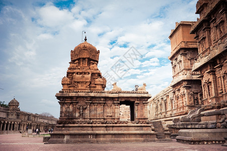 教科文组织坦焦尔南印度布里哈迪什瓦拉寺庙泰米尔纳德邦ThanjavurTrichy湿婆图片