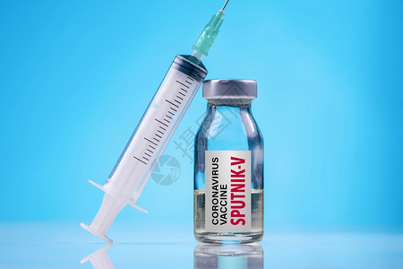 注射器与疫苗背景图片