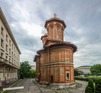 外部的旅游观光美丽罗马尼亚布加勒斯特07218罗马尼亚布加勒斯特老城区的克雷祖列斯库教堂罗马尼亚布加勒斯特的旧克雷祖列斯库教堂图片